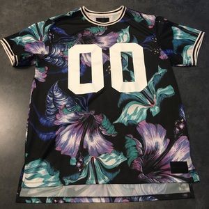 On The Byas Floral Mesh Jeresey Medium